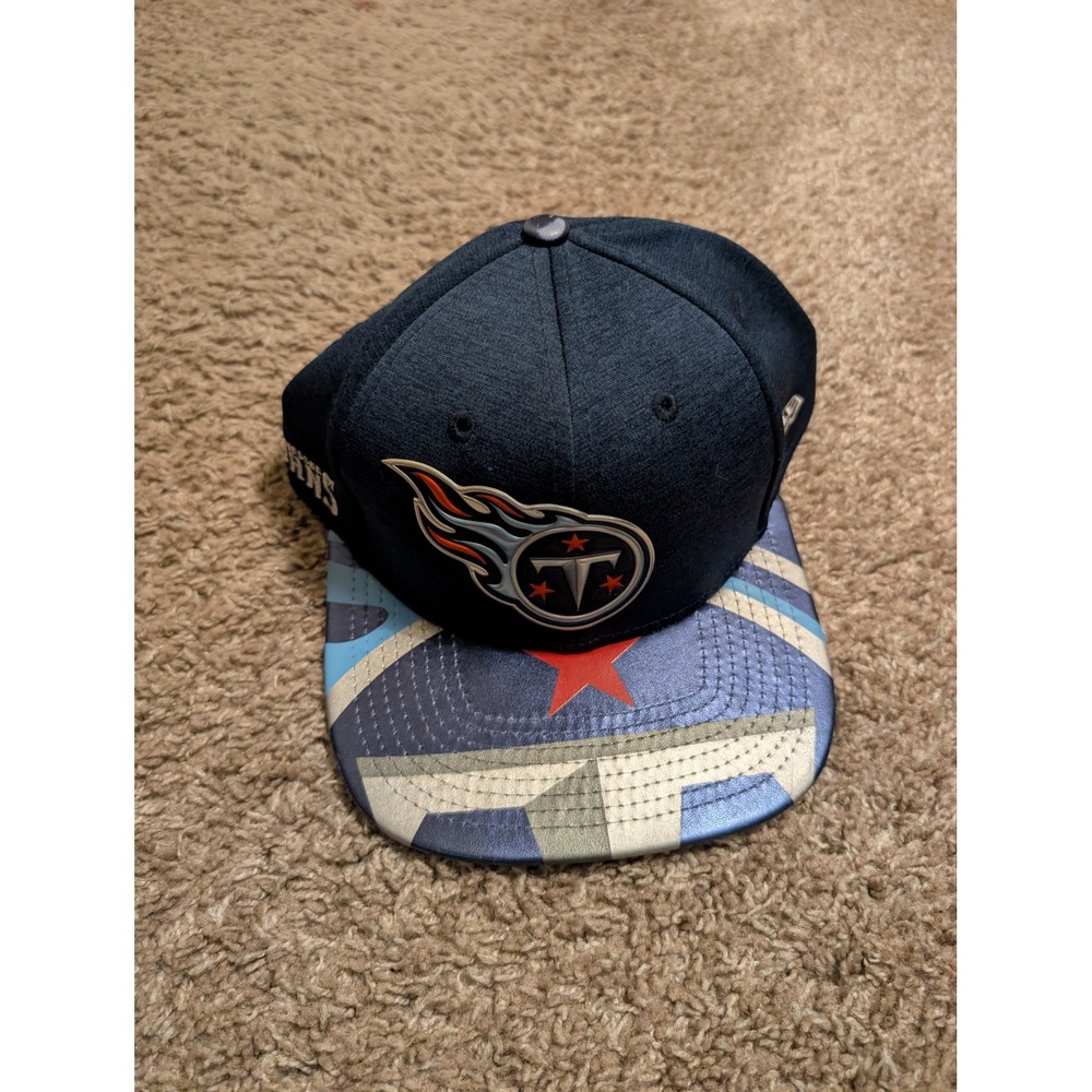 New Era Tennessee Titans NFL 9FIFTY Original Fit Snapback Hat Navy Blue